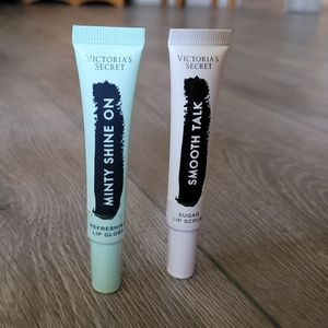 New Victoria Secret 2 pk Lip gloss and Sugar Lip Scrub